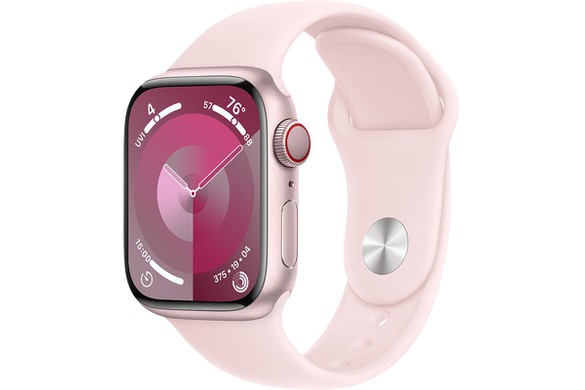 Apple Watch Series 9 GPS + Cellular 41mm Viền nhôm Dây cao su cỡ S/M (No.00904418)